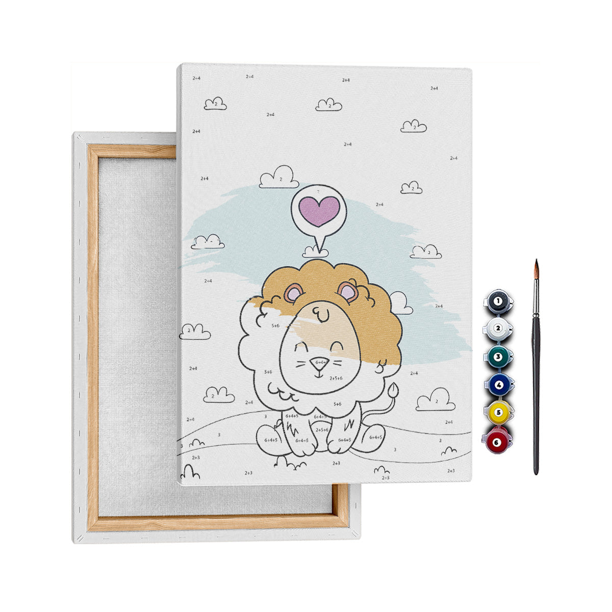 BToys Aslan - 25x35cm - Boyama Tablo