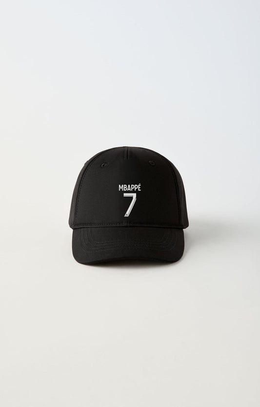 Futbolcu Mbappe 7 Baskılı Baskılı Ayarlanabilir Siyah Şapka