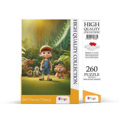 Dünya Arkadaşlarımız - 260 Parça Puzzle