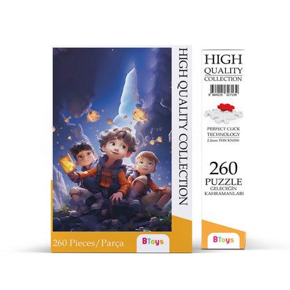 Geleceğin Kahramanları - 260 Parça Puzzle