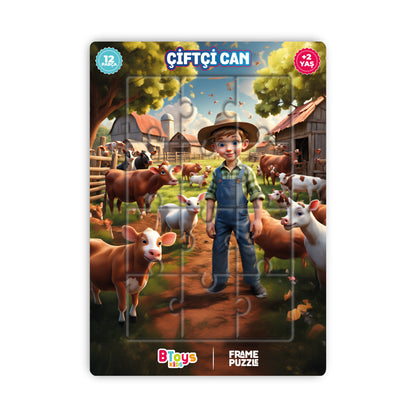 Çiftçi Can - Frame Puzzle