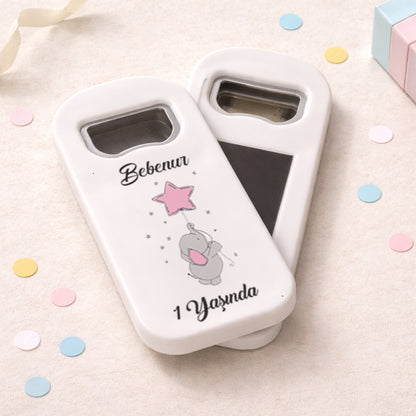 1 Yaş Doğum Günü Magnet Açacak | İsimli Bebek Hediyelik