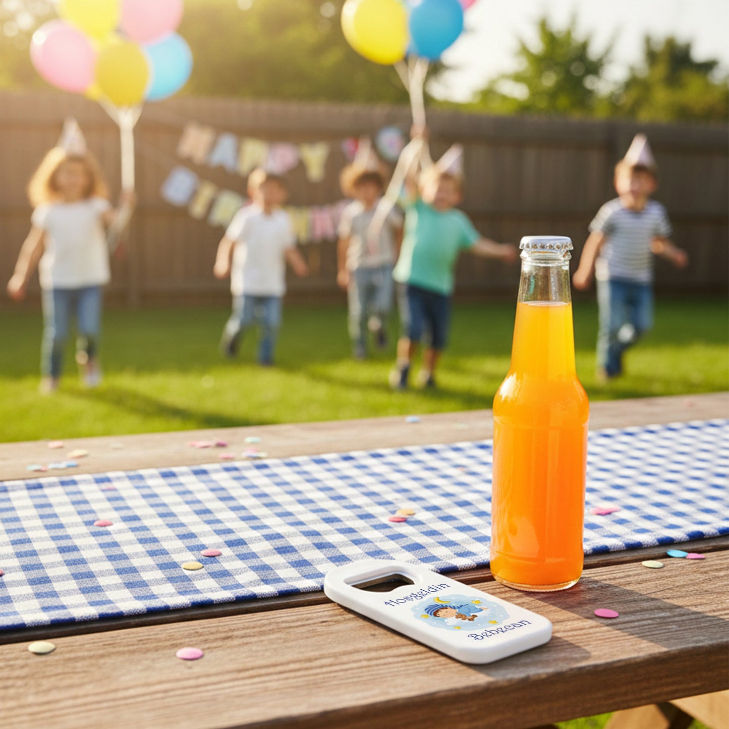 Uyuyan Bebek Temalı Açacak Magnet – Kişiye Özel İsimli Hoşgeldin Bebek Hediyelik