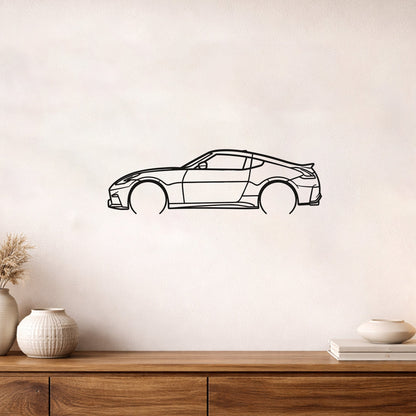 Nissan 350Z Metal Duvar Tablosu Modern Araba Sanatı