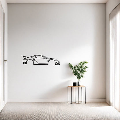 Porsche 911 GT2 Metal Duvar Tablosu İkonik Spor Araba Dekoru