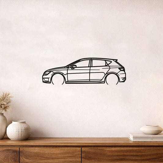 Seat Leon TSI Metal Duvar Tablosu Şehirli ve Sportif Dekorasyon