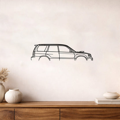 Subaru Forester XT 2004 Model Metal Duvar Tablosu Macera Severlere Özel