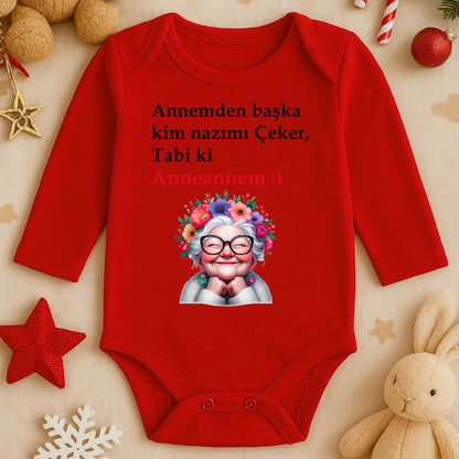 Kişiye Özel Bebek Zıbını – Anneannem Nazımı Çeker Tasarım | 1–36 Ay