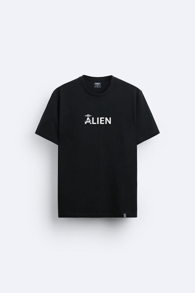 Alien baskılı regular tişört