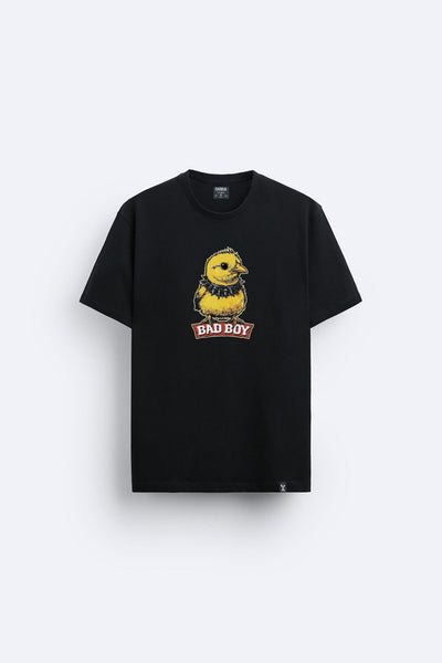 Bad boy baskılı regular tişört