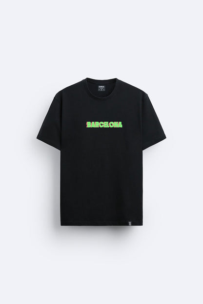 Barcelona baskılı regular tişört