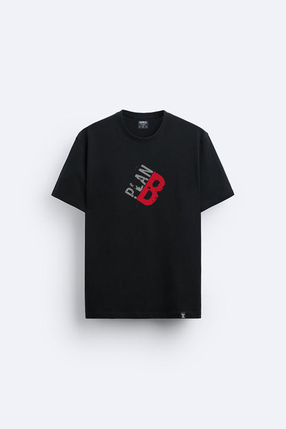 Minimal baskılı regular tişört