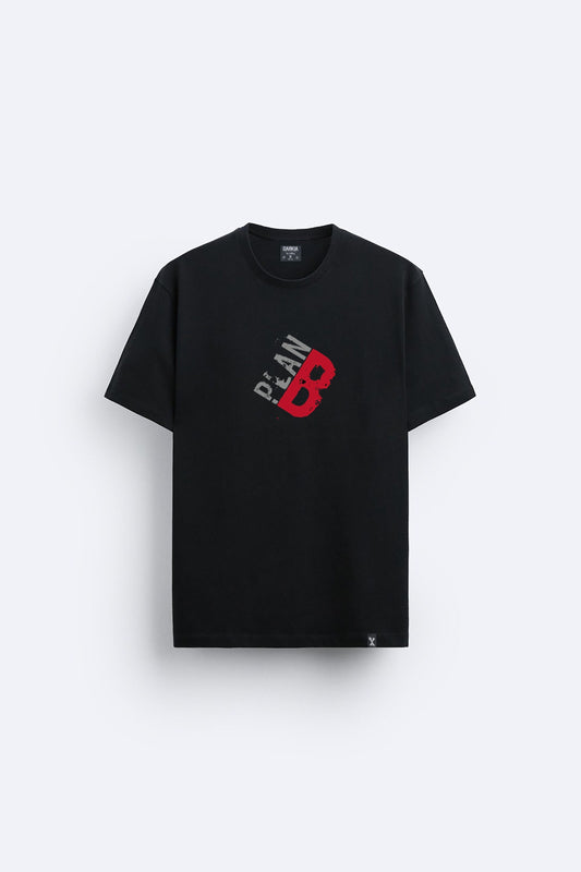 Minimal baskılı regular tişört