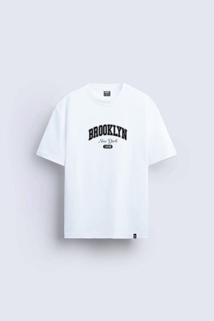 Brooklyn baskılı regular tişört