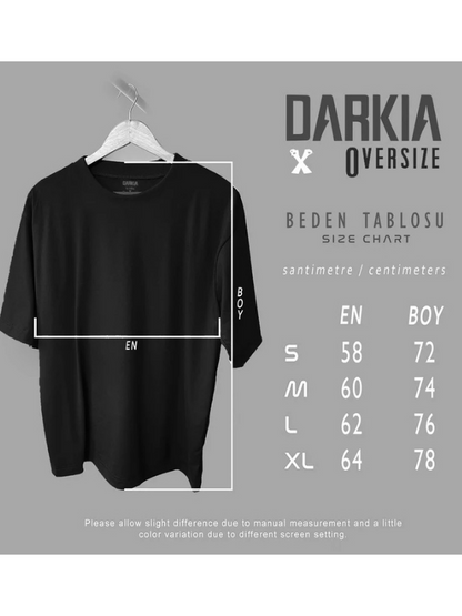 cherry baskılı oversize beyaz tişört