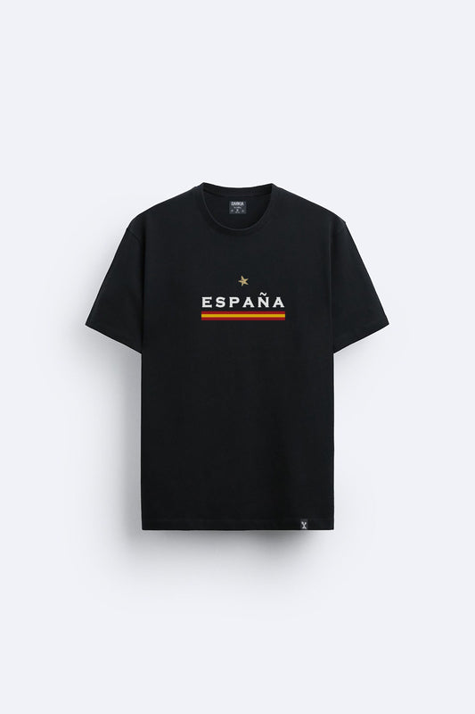 İspanya baskılı regular tişört