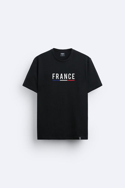 Fransa baskılı regular tişört