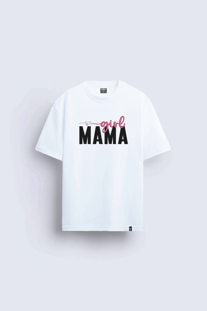 Anneler Günü Hediye Tişörtü – MOTHER MAMA MOM  Baskılı Oversize Tişört