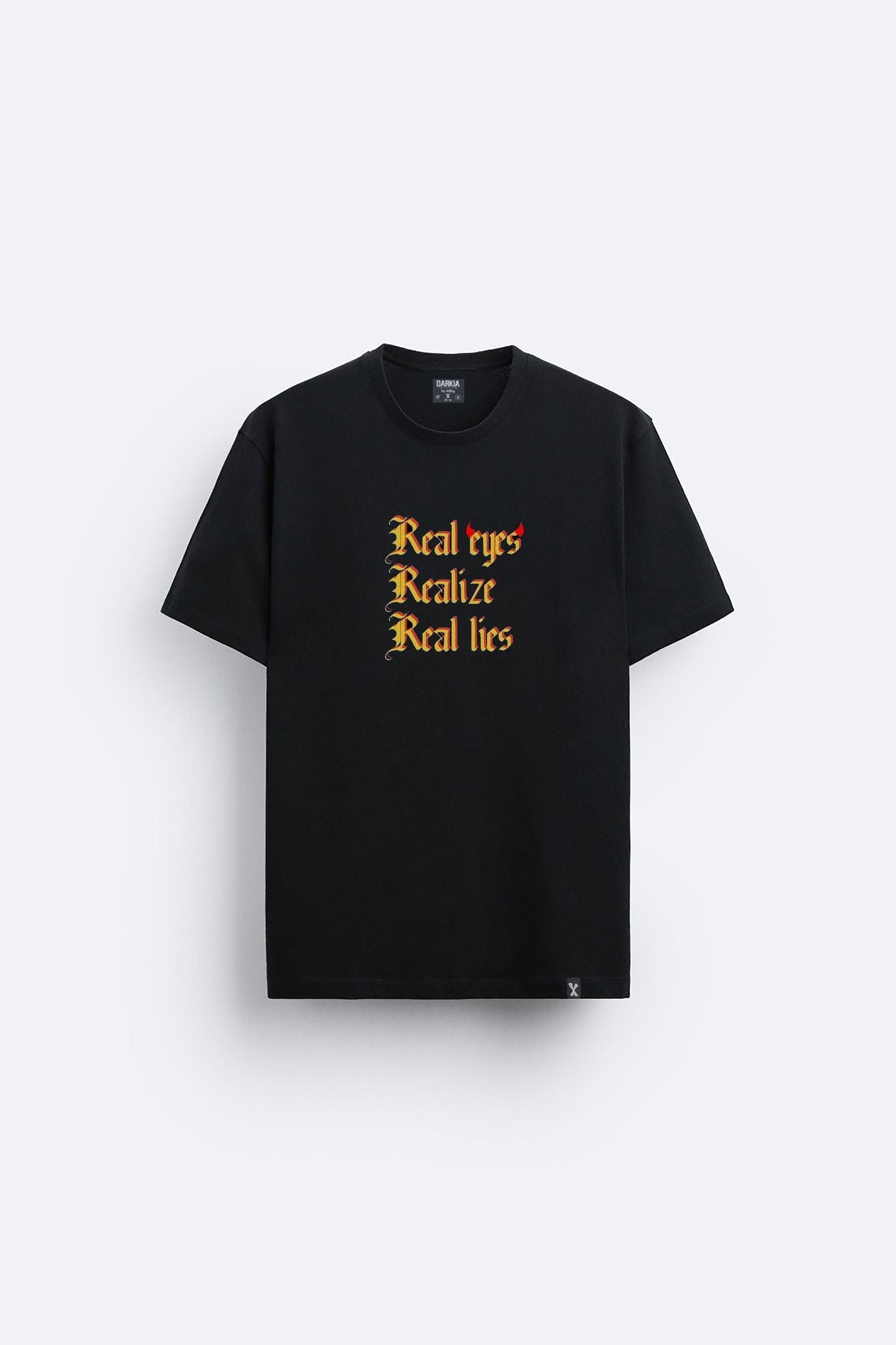 Minimal baskılı regular tişört