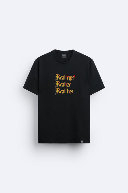 Minimal baskılı regular tişört