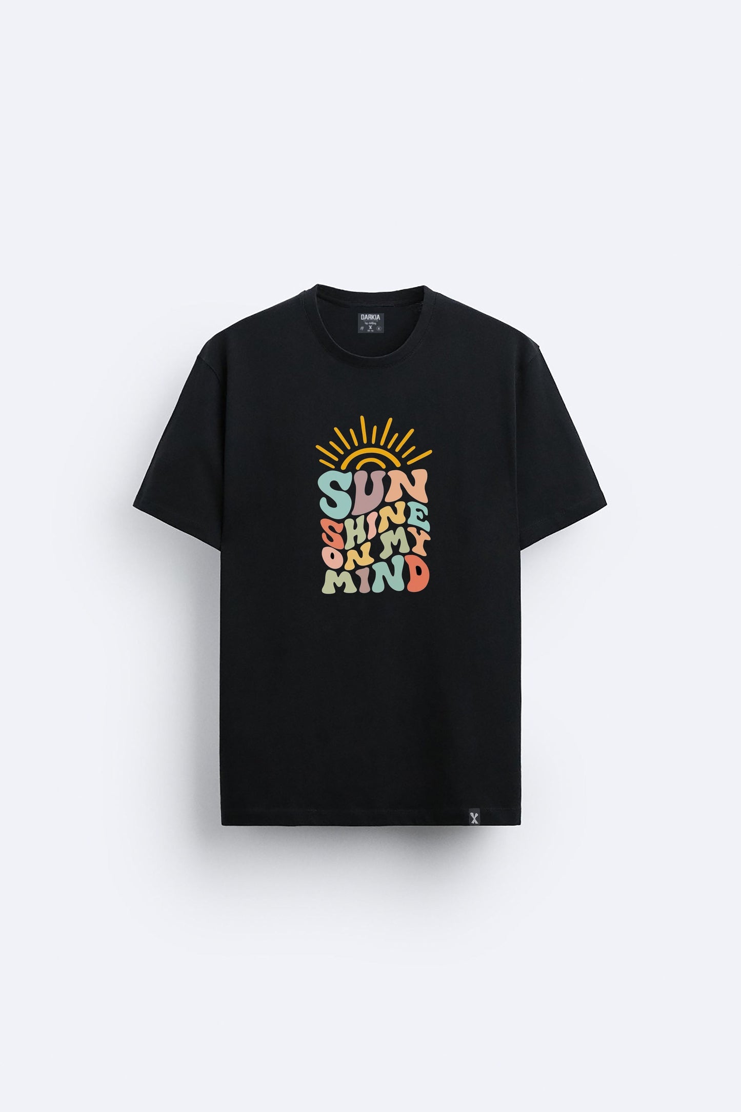 Minimal baskılı regular tişört