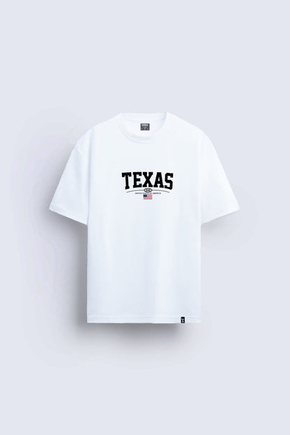 Texas baskılı regular tişört