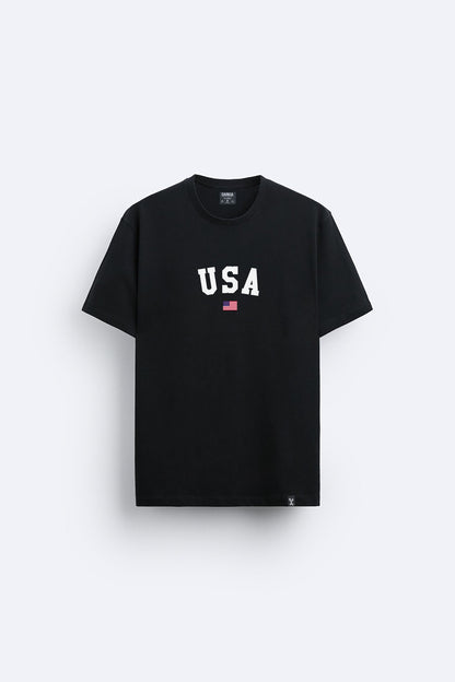 Amerika baskılı regular tişört